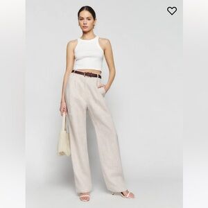 Reformation Mason Linen Pant